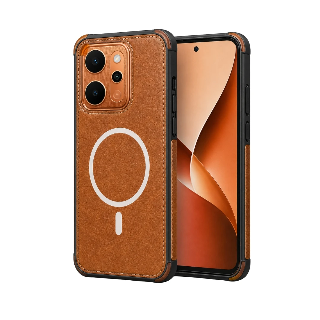 Realme p4 power Leather Case - Brown