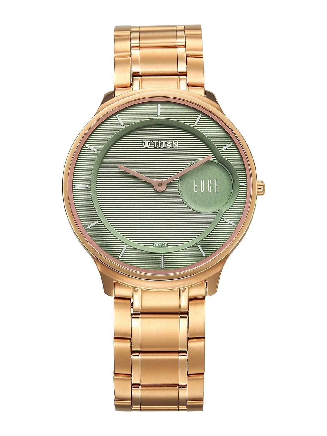 Titan Green Dial watch